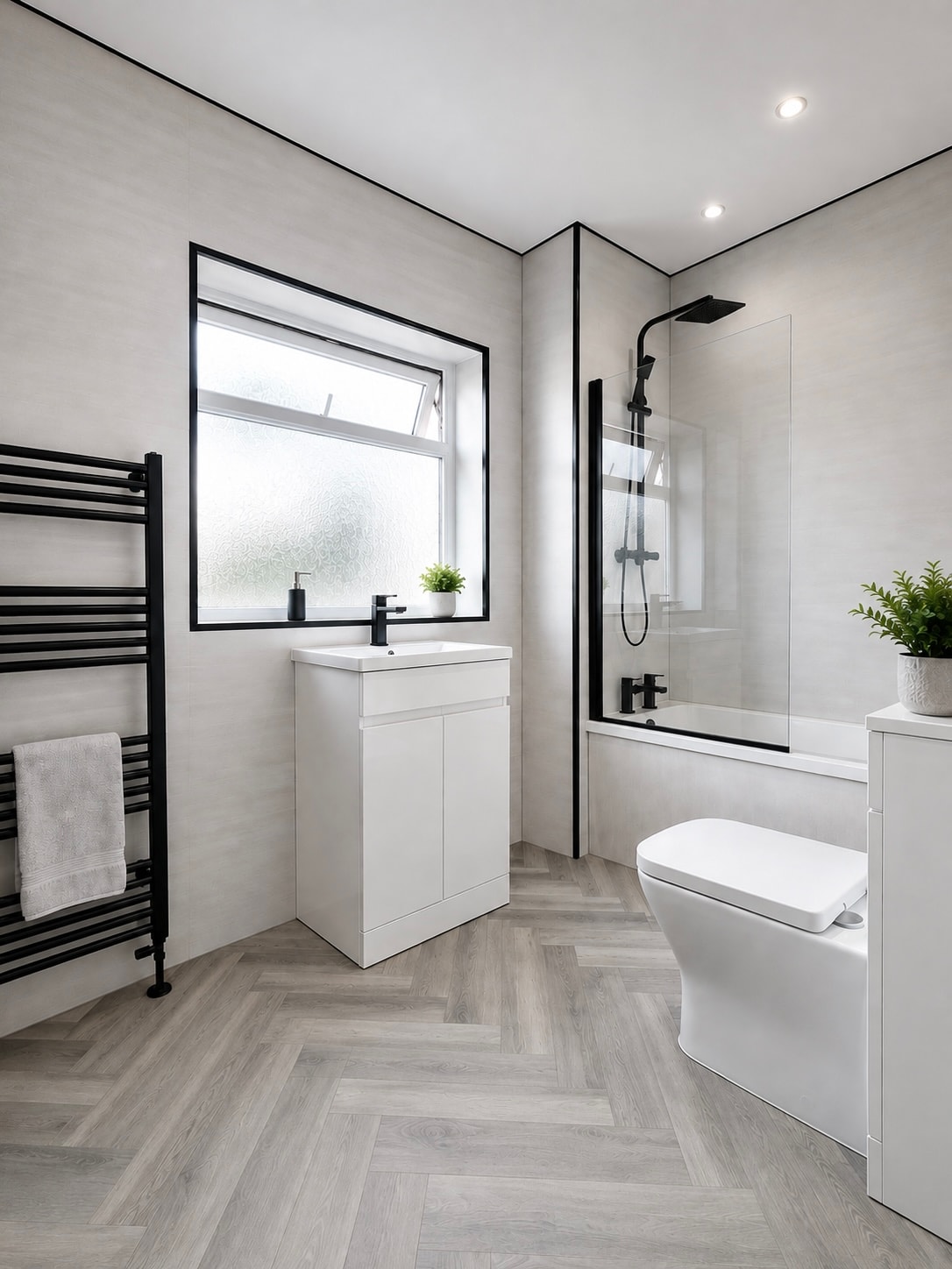 Salford family bathroom overview