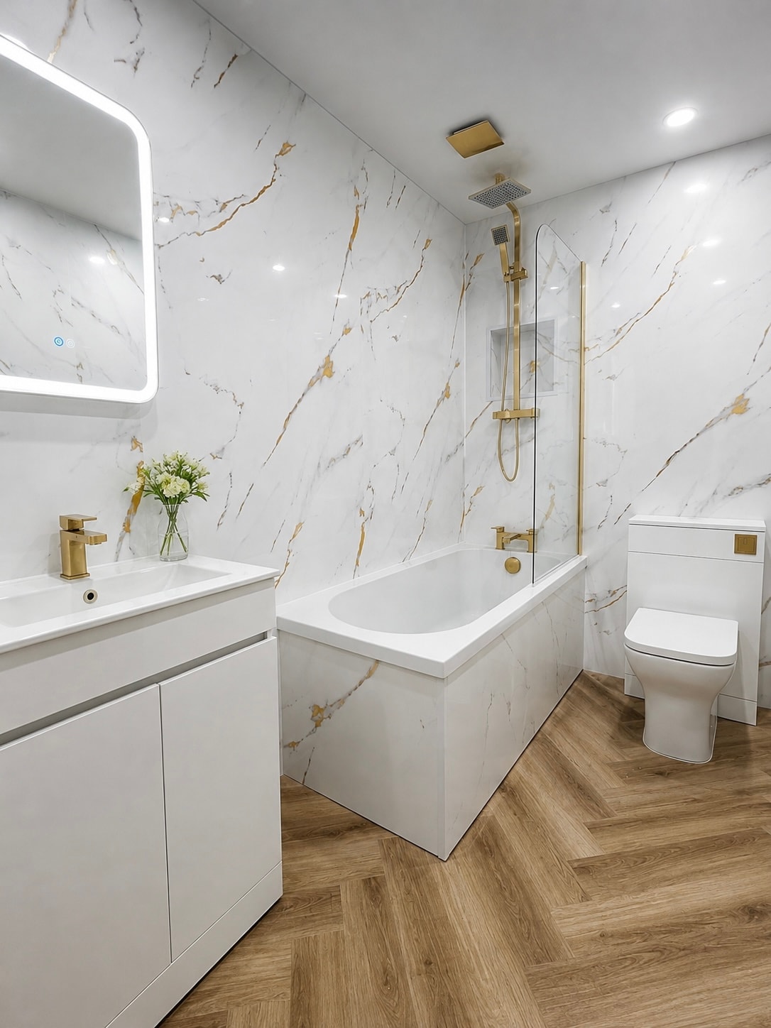 Oldham family bathroom overview